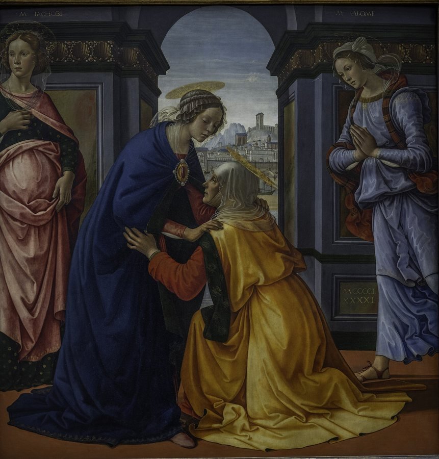 The Visitation, by Domenico Ghirlandaio