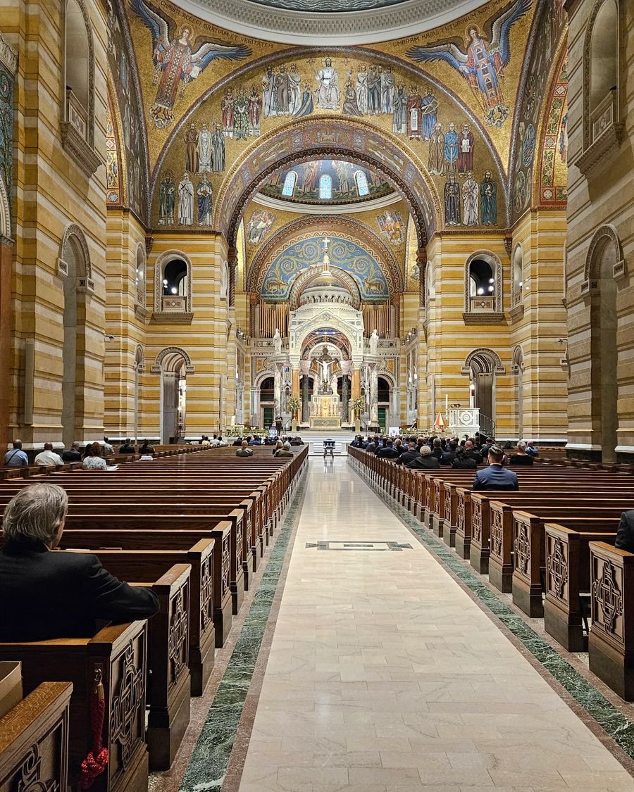 The nave and mosaics of the Cathedral Basilica of St. Louis
