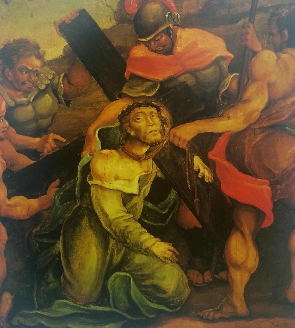Jesus falls the first time