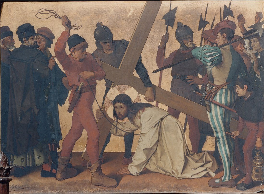 Jesus falls the second time