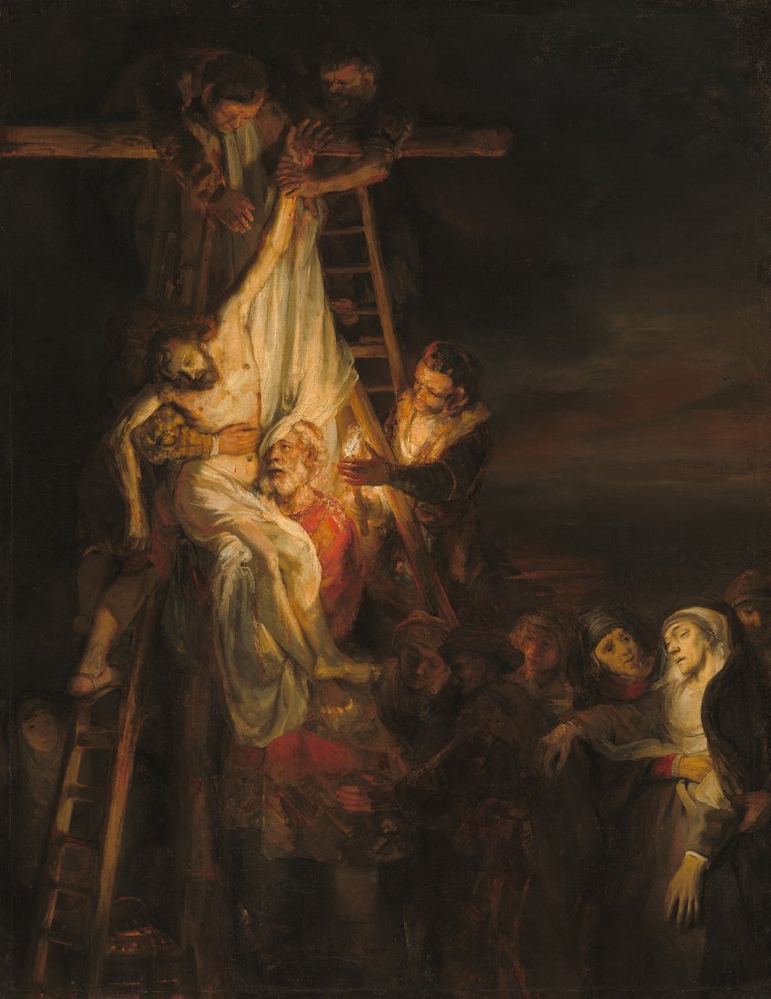 Jesus is taken down from the cross